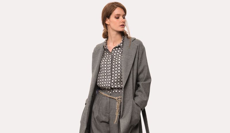 Chemisier irisé imprimé python Molly Bracken | Espace Mode