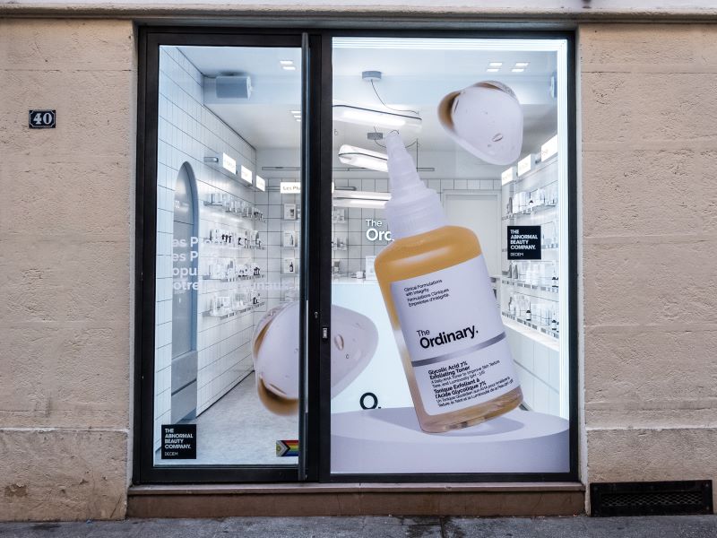 Ouverture d’une première boutique The Ordinary à Paris